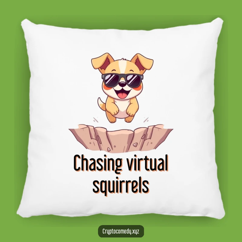 Funny Dog Sunglasses Pillow - Comfy and Hilarious Pet Accent Pillow