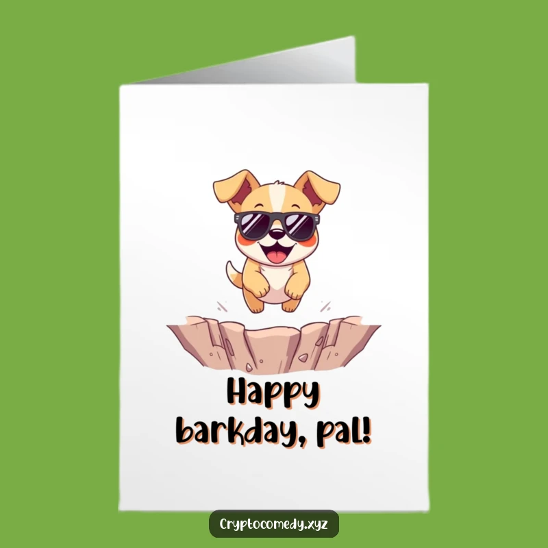 Free Printable Funny Dog Birthday Card - Cool Sunglasses Pup Downloadable Gift