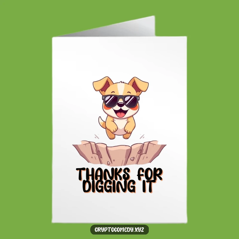 Free Printable Funny Dog Thank You Card - Sunglasses Pup Gratitude Downloadable
