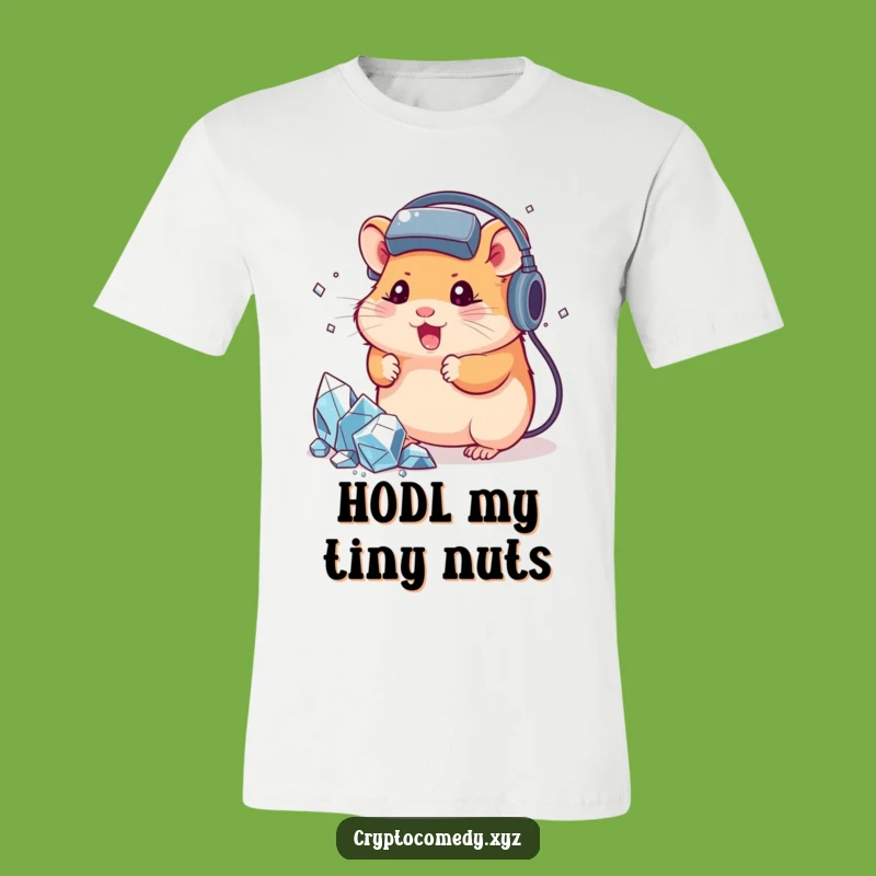 Funny Hamster Crypto Miner T-Shirt: Gamer Life Humor Funny Gift Tee